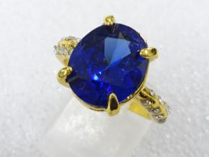 色石　指輪(14号)